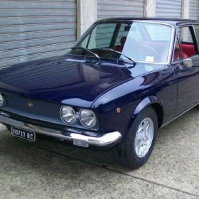 Le coupé Fiat 124 d'Andy B.